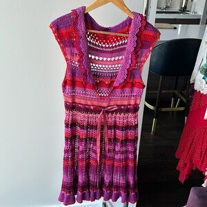 Betsy Johnson crochet dress